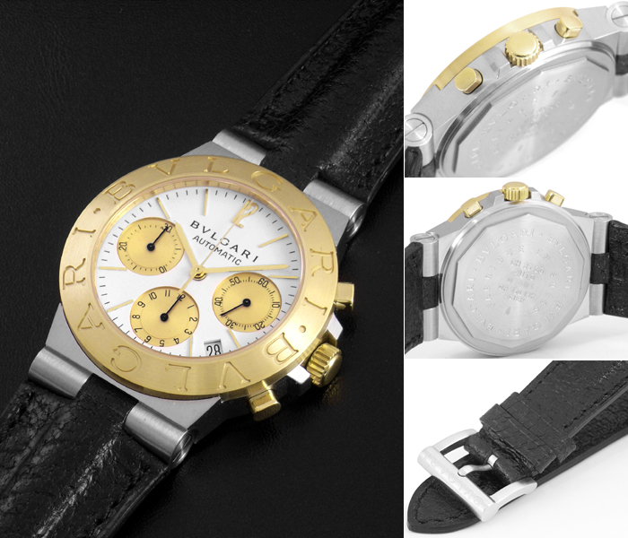 BVLGARI �f�B�A�S�m �N���m�O���t ���U�[ CH35SGLD/CH35WSGLD �z���C�g